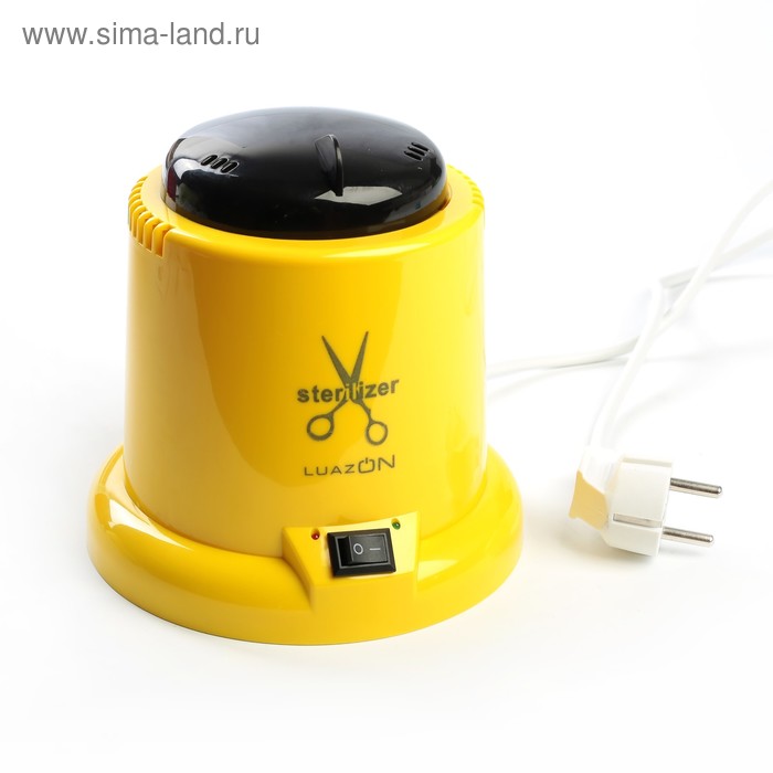 Стерилизатор для инструмента Luazon, 220 В, 100 Вт, корпус пластик, жёлтый - Фото 1