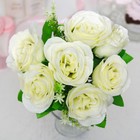 Букет «Влюблённость» розы белые - Фото 5