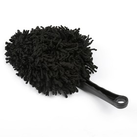 Щетка для удаления пыли, автомобильная, 30 см, черный