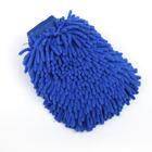 Варежка для мытья авто, микрофибра 24×19 см, МИКС - Фото 1