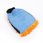 Варежка для мытья авто TORSO, 25×19 см, двухсторонняя, МИКС - Фото 4