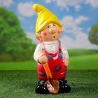 Садовая фигура "Гном мальчик с лопаткой" 13х15х40см МИКС - Фото 5