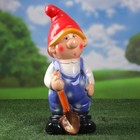 Садовая фигура "Гном мальчик с лопаткой" 13х15х40см МИКС - Фото 8