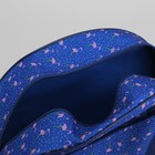 Саквояж, отдел на молнии, наружный карман, цвет синий - Фото 5