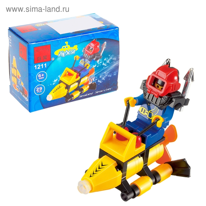 Конструктор Морские исследователи "Подводник", 29 деталей - Фото 1