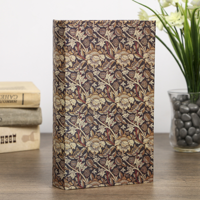 Шкатулка книга - сейф «Чертополох», дерево, 21×13×5 см