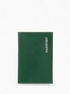 Обложка для паспорта, гладкая, тиснение серебряной фольгой, зелёная - Фото 2