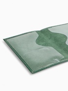 Обложка для паспорта, гладкая, тиснение серебряной фольгой, зелёная - Фото 7