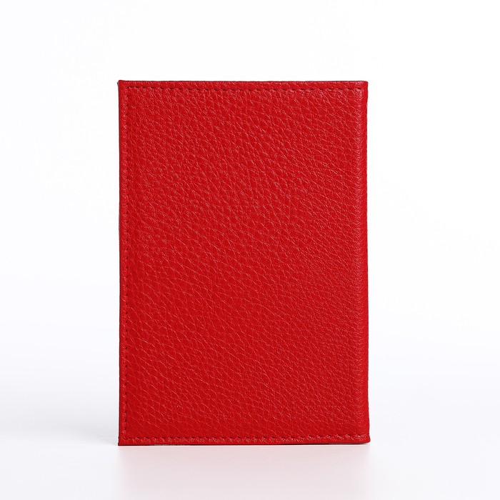 Обложка для паспорта, цвет красный - фото 1889263731