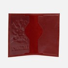 Обложка для паспорта, цвет красный - фото 8558168