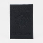 Обложка для паспорта, герб, цвет зелёный - фото 8662354