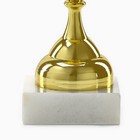 Кубок под нанесение, наградная фигура, золото, подставка камень, 16.3 см - Фото 5