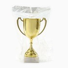 Кубок под нанесение, наградная фигура, золото, подставка камень, 16.3 см - Фото 6
