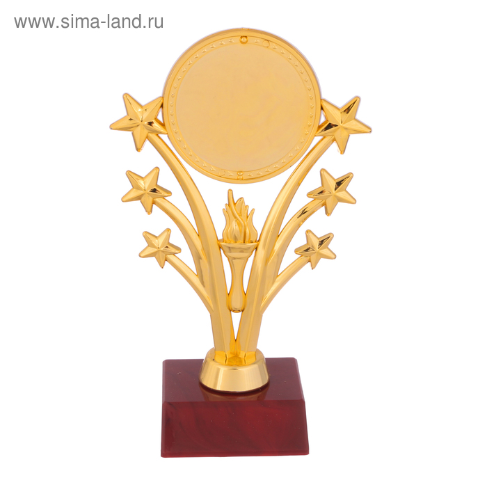 Наградная фигура под нанесение «Факел», подставка пластик красная, 10 х 6 х 17,5 см - Фото 1