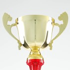 Кубок 153В, наградная фигура, золото, подставка камень, 25 x 13,5 x 6 см. - фото 11636930