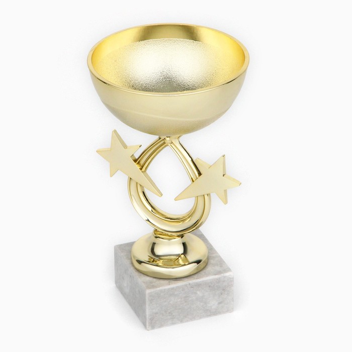 Кубок 156, наградная фигура, золото, подставка камень, 17,7 х 9,8 х 6,1 см. - фото 1908374452