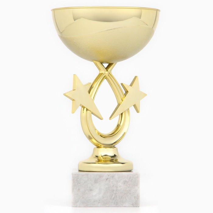 Кубок 156, наградная фигура, золото, подставка камень, 17,7 х 9,8 х 6,1 см. - фото 1908374453