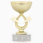 Кубок 156, наградная фигура, золото, подставка камень, 17,7 х 9,8 х 6,1 см. - фото 209266