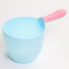 Ковш для купания и мытья головы, детский банный ковшик, хозяйственный , 500 мл., цвет МИКС - Фото 5
