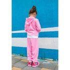 Спортивный костюм из велюра MINAKU, рост 86-92 см, цвет розовый - Фото 4