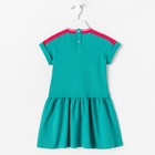 Платье для девочки, рост 98-104 см, цвет зелёный - Фото 3