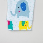 Комбинезон детский, рост 56 см, цвет разноцветный, принт слоники - Фото 4
