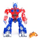 Робот «Оптимус», со световыми эффектами, работает от батареек - Фото 2