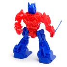 Робот «Оптимус», со световыми эффектами, работает от батареек - Фото 3