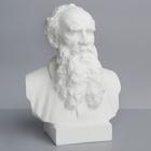 Гипсовая фигура известные люди: Бюст Толстого, 16 х 9 х 23 см - фото 8662658