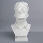 Гипсовая фигура известные люди: Бюст Симпсона, 41,5 х 21,5 х 22 см - Фото 2