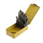 УЦЕНКА Набор сверл по металлу ТУНДРА, HSS, цилиндрический хвостовик, 2.5-13 мм, 22 шт. - Фото 1