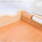 Поднос деревянный для завтрака волна №1, МАССИВ, 30х20х5,5см - Фото 3