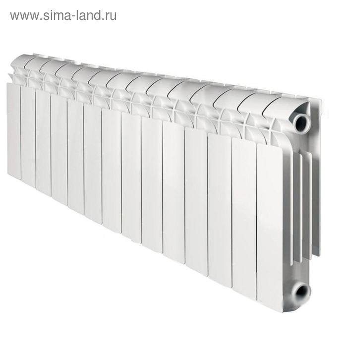 Радиатор алюминиевый Global VOX – R 350, 350 x 95 мм, 14 секций - Фото 1