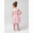 Платье нарядное Minaku "Кокетка" розовый, 98-104 см, п/э, хлопок - Фото 2