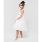 Платье нарядное Minaku "Красавица" белый, 122-128 см, п/э, хлопок - Фото 2