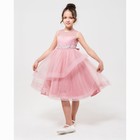 Платье нарядное Minaku "Красавица" розовый, 110-116 см, п/э, хлопок - Фото 2