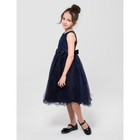 Нарядное платье MINAKU «Блеск», цвет синий, рост 116–122 см, п/э, хлопок - Фото 2