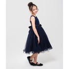 Нарядное платье MINAKU «Блеск», цвет синий, рост 116–122 см, п/э, хлопок - Фото 3