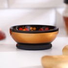 Солонка для свадебного каравая, 6.5×3 см, дерево, хохлома - Фото 4