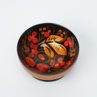 Солонка для свадебного каравая, 6.5×3 см, дерево, хохлома - Фото 5