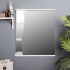 Зеркало-шкаф для ванной комнаты "Тура 6001", 60 х 15,4 х 70 см - Фото 3
