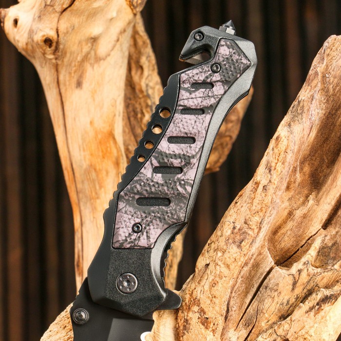 Складной нож Stinger, 90 мм, рукоять: сталь, алюминий, коробка картон - фото 1906917031
