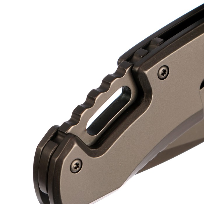 Складной нож Stinger с клипом, 133 мм, рукоять: нержавеющая сталь, подарочный бокс - фото 1908374637