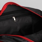 Сумка спортивная, отдел на молнии, наружный карман, цвет чёрный - Фото 5