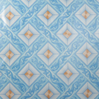 Клеенка столовая на нетканой основе 1,35х25 м "Ромбы" цвет голубой - Фото 2