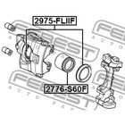 Ремкомплект тормозного суппорта FEBEST 2975-fliif - Фото 2