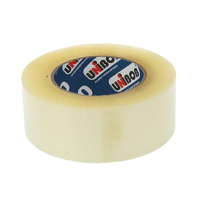 Клейкая лента Unibob, упаковочная, 48 мм × 198 м, 45 мкм