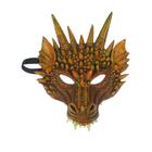 Карнавальная маска «Дракон», цвет оранжевый - фото 110315894