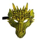 Карнавальная маска «Дракон», цвет зелёный - фото 8663047