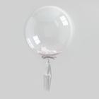 Гирлянда для шара, 30 см, бумага, цвет белый - Фото 1